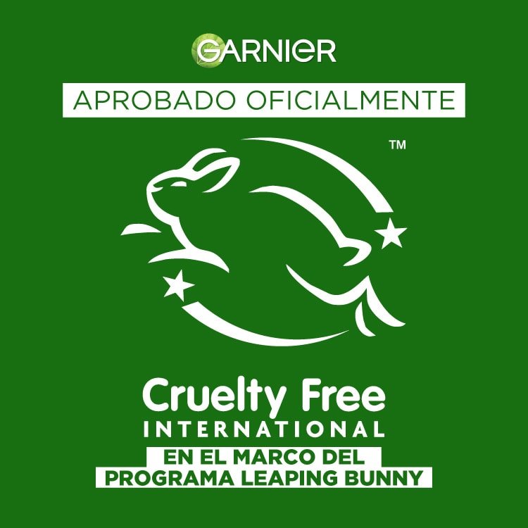 garnier approved by cruelty free international ES