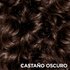 A close-up macro shot of healthy, shiny dark brown curls.