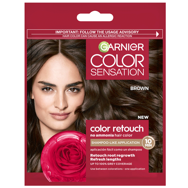 Front Pack of Garnier Color Retouch 5.0 – Brown