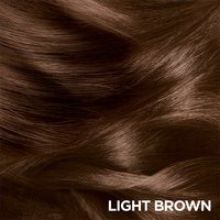 A macro shot of a bundle of sleek, glossy light brown hair.