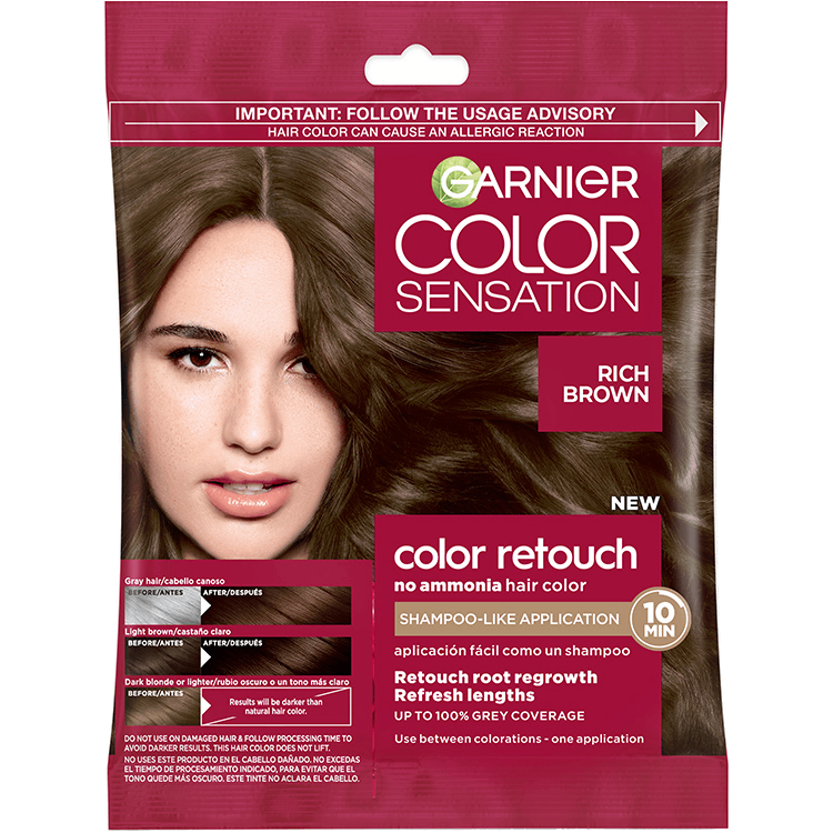 Front Pack of Garnier Color Retouch 6.0 – Light Brown