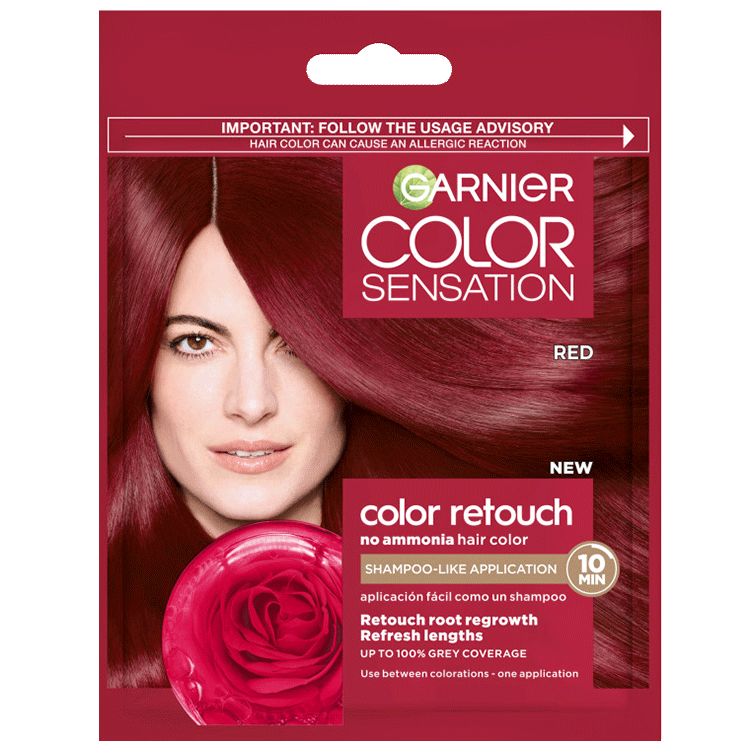 Front Pack of Garnier Color Retouch 6.6 – Red