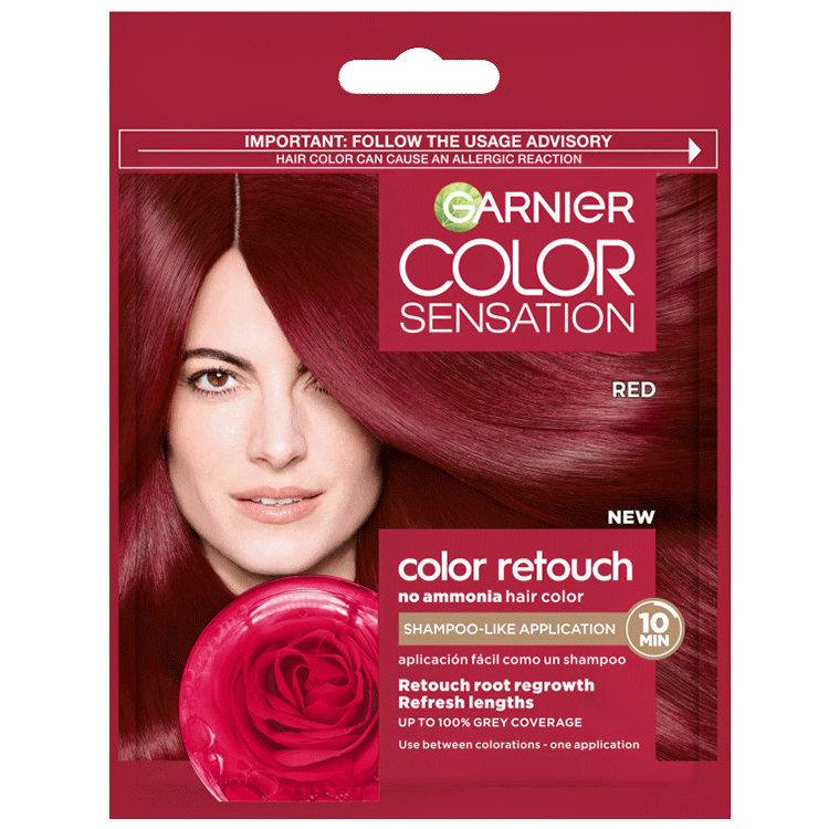 Front Pack of Garnier Color Retouch 6.6 – Red