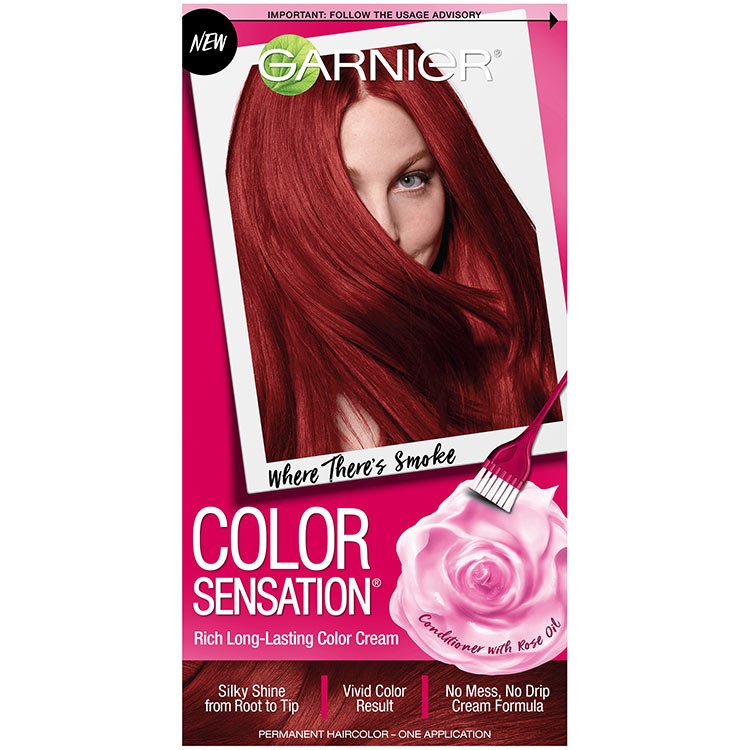 Color Sensation Hair Color 6.60 Where Theres Smoke Intense Fiery Red