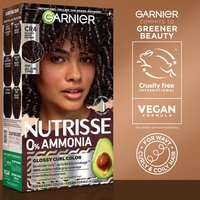 A side view of the product box featuring the "Greener Beauty" commitment, cruelty-free logo, and vegan formula label.