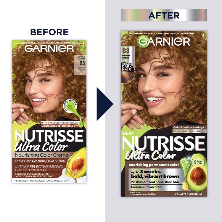 Before and after of renovated packaging