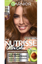Front of pack of Nutrisse Ultra Color B4 – Caramel Chestnut