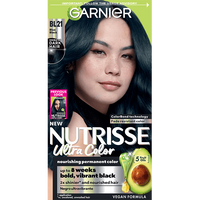 Front of pack of Nutrisse Ultra Color BL21 – Reflective Blue Black