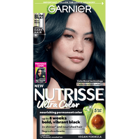 Front of pack of Nutrisse Ultra Color BL21 – Reflective Blue Black