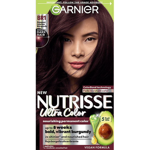 Nutrisse Ultra Color Deepest Intense Burgundy Hair Color Garnier