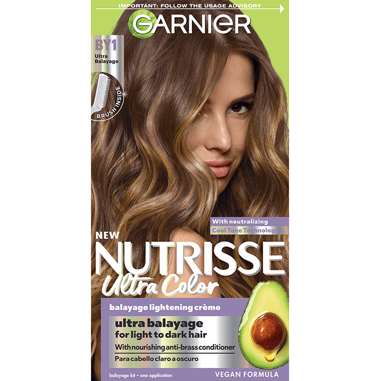 Front of pack of Nutrisse Ultra Color BY1 - Ultra Balayage