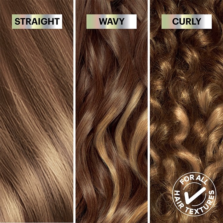 For all hair types – straight, wavy, and curly