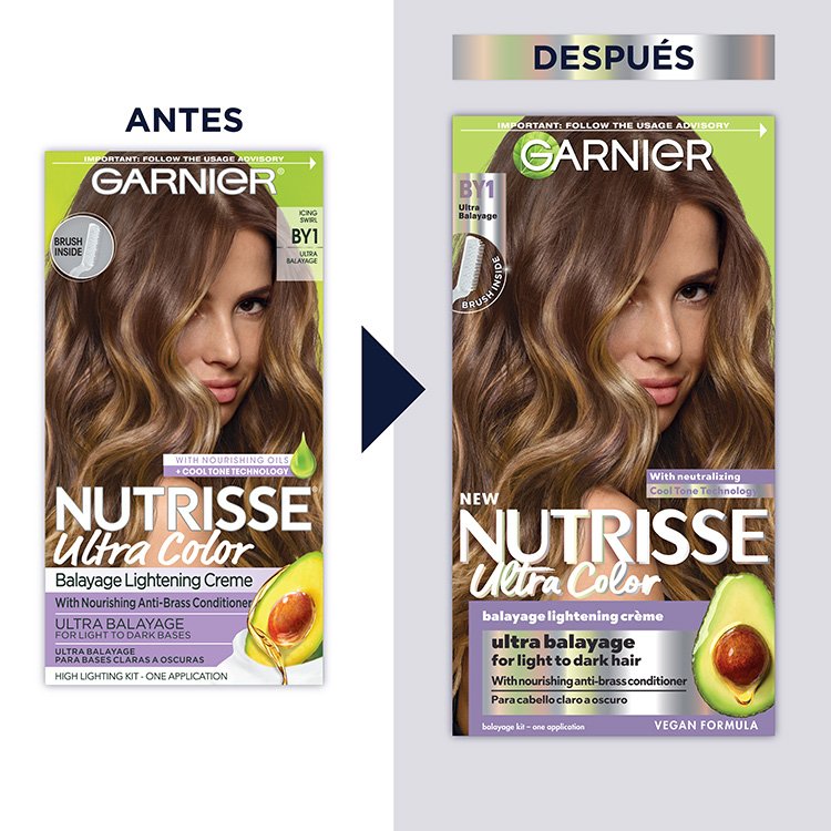 Before and after of renovated packaging