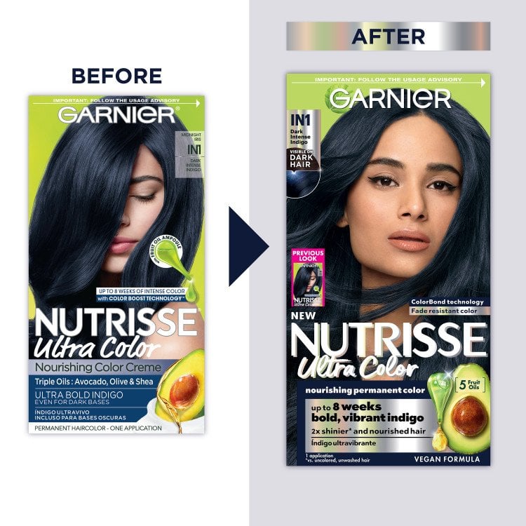 Before and after of renovated packaging