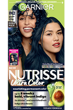 Front of pack of Nutrisse Ultra Color IN2 – Blue Indigo