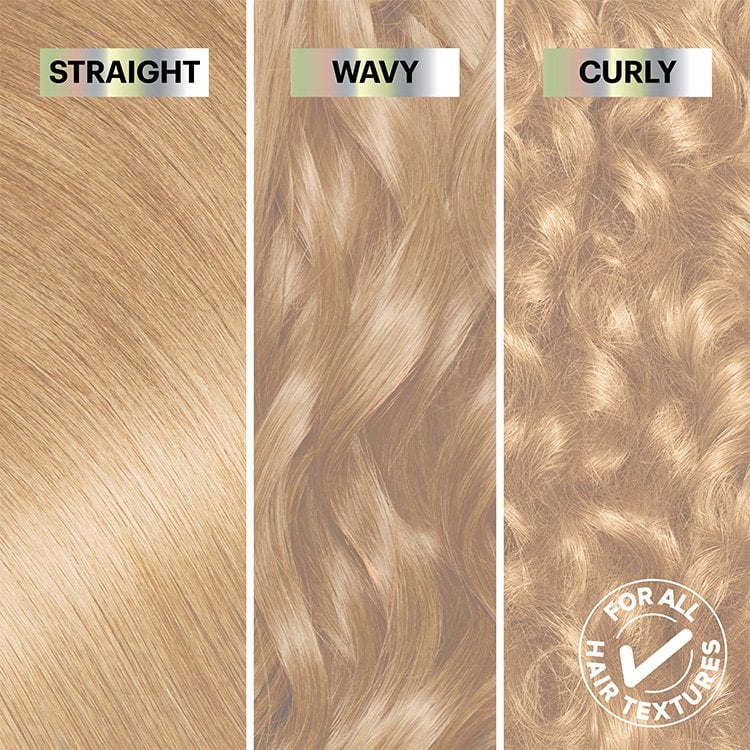 For all hair types – straight, wavy, and curly