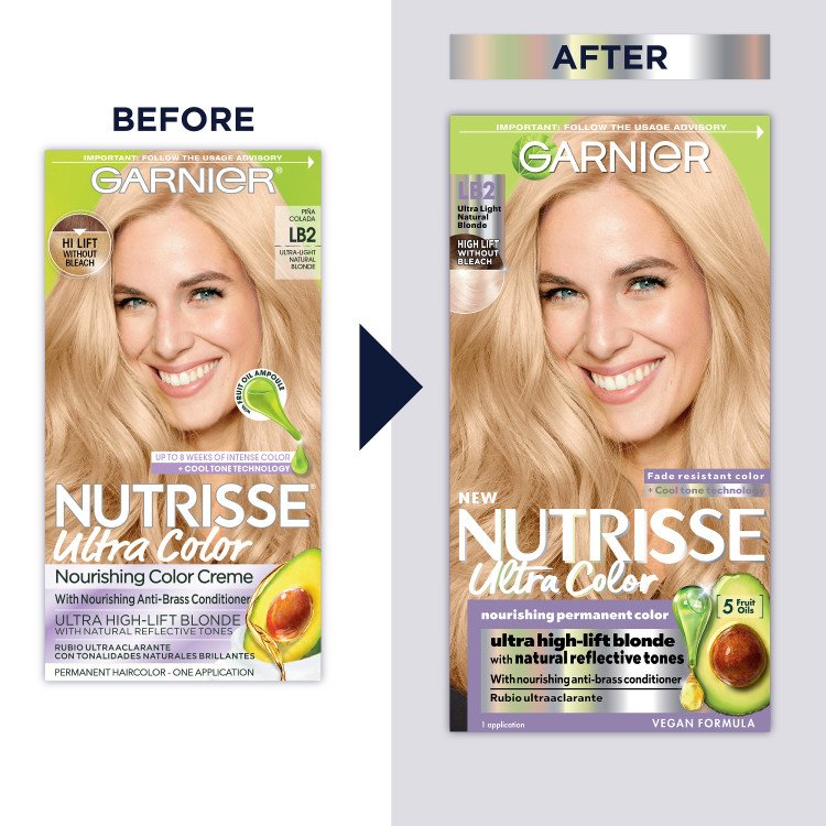 Before and after of renovated packaging