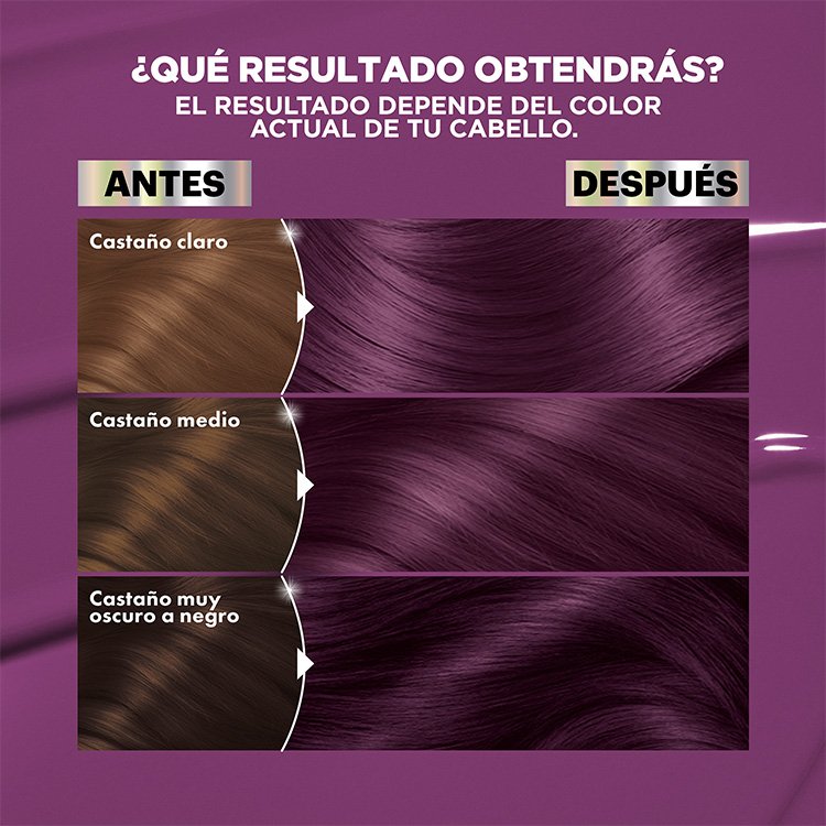 The color of the result will depend on the color of your hair