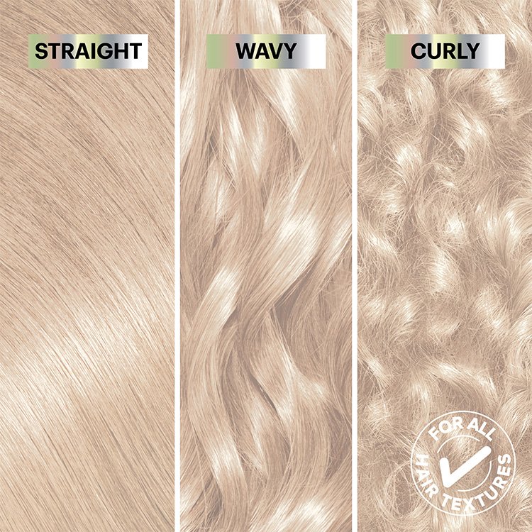 For all hair types – straight, wavy, and curly