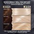 The color result depends on the current color of your hair