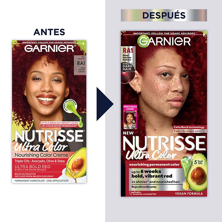 Before and after of renovated packaging