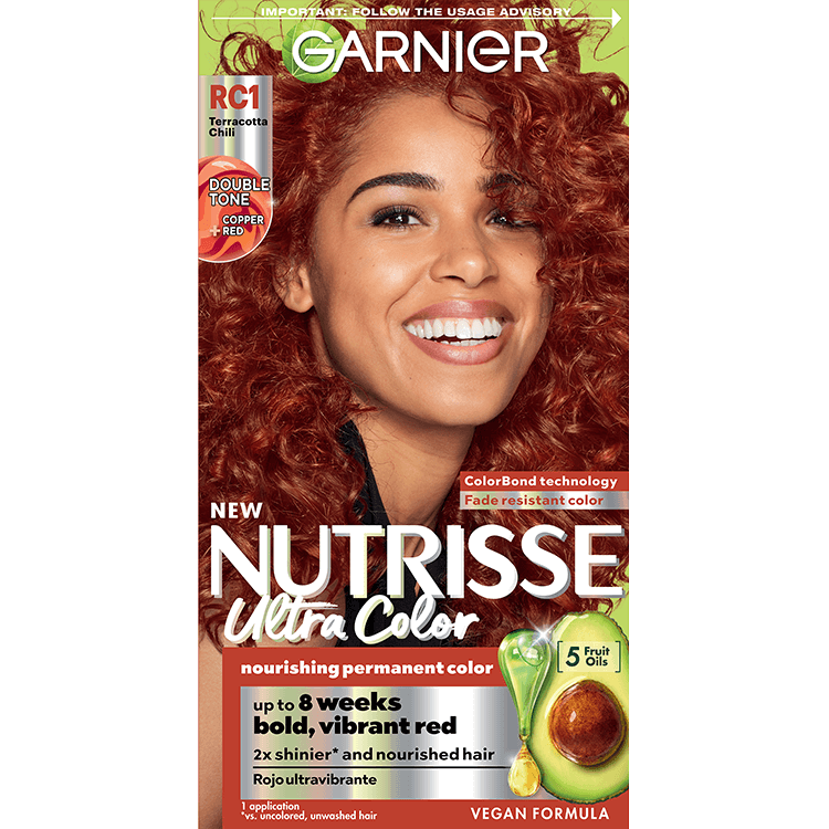 Front of pack of Nutrisse Ultra Color RC1 – Terracotta Chili