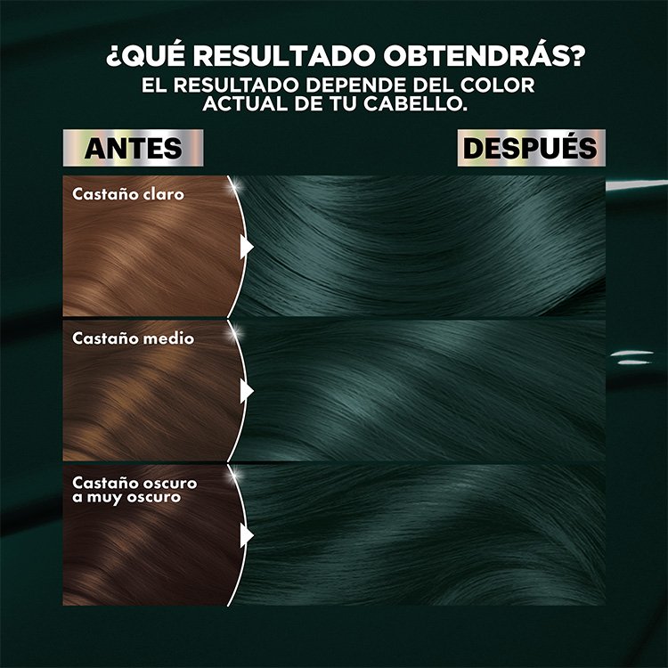 The color of the result will depend on the color of your hair
