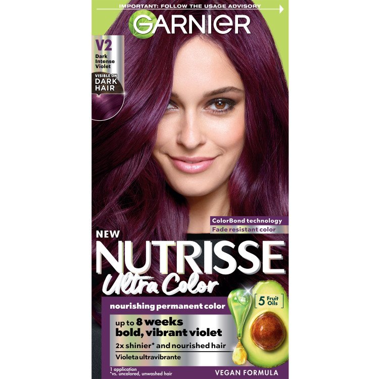 Nutrisse Ultra Color Dark Intense Violet Hair Color Garnier