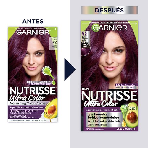 marcas de tintes para el cabello morado oscuro