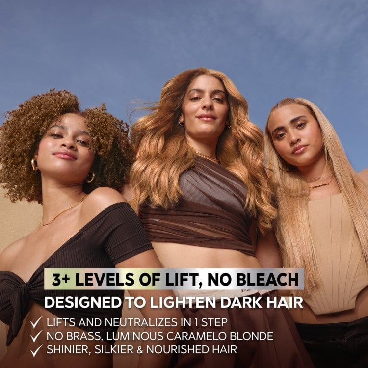 3+ levels of lift, no bleach