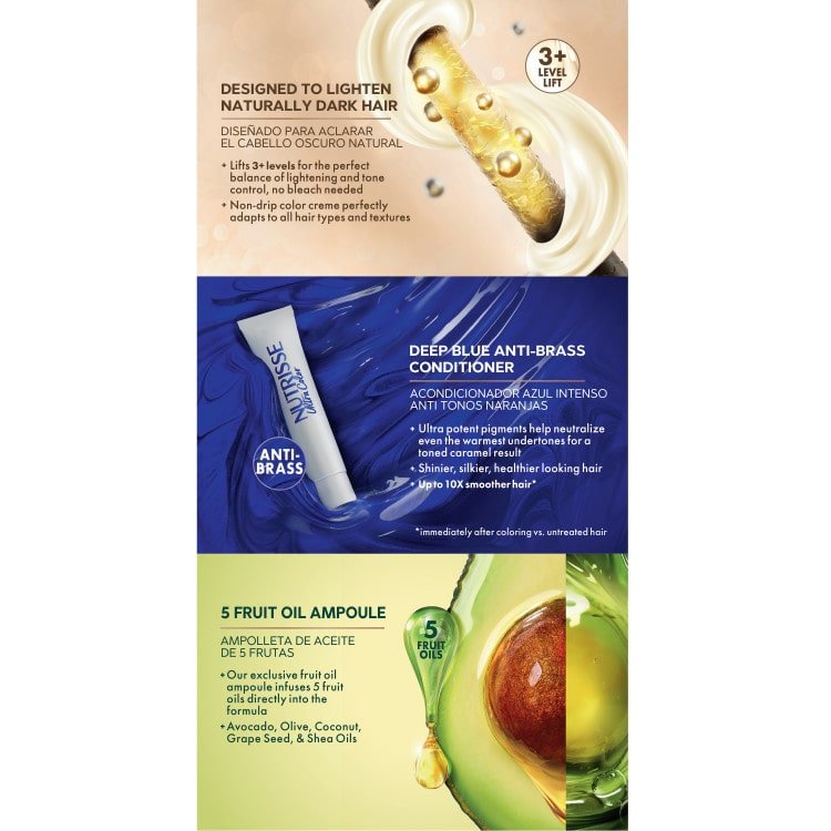 Back of Pack of LC2 - High Lift Dark Blonde (Coconut Flan)