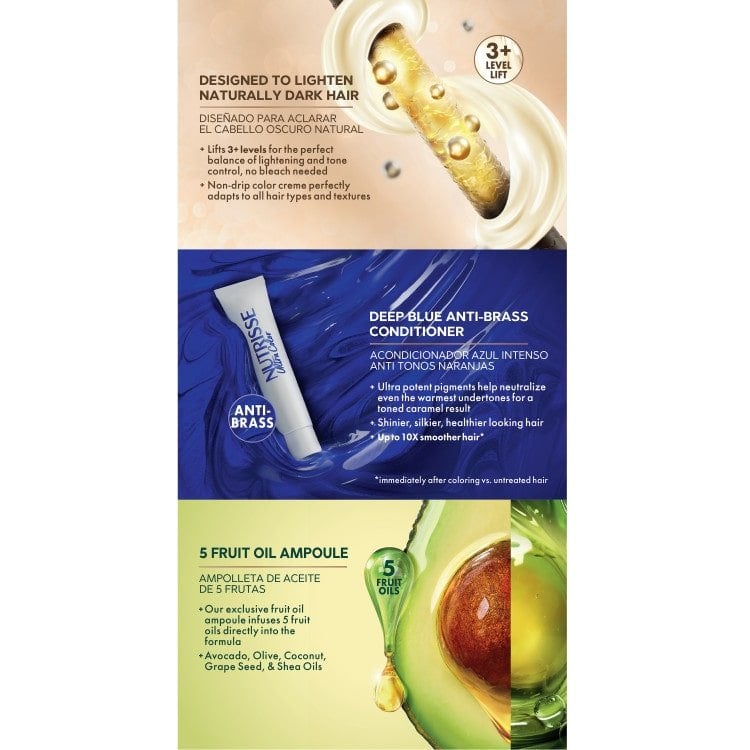 Back of Pack of LC2 - High Lift Dark Blonde (Coconut Flan)