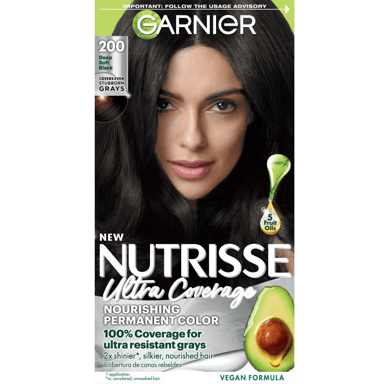 Front pack shot of Nutrisse Ultra Coverage 200 – Deep Soft Black