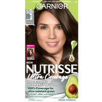 Front pack shot of Nutrisse Ultra Coverage 500 Deep Medium Natural Brown