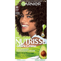 Dark Golden Brown Hair Color Nutrisse Ultra creme Nourishing permanent color Gray Coverage - Garnier