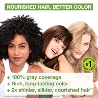 Nutrisse Dark Brown Hair Color Grey Coverage Long Lasting - Garnier