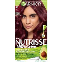 Medium Reddish Brown Hair Color Nutrisse Ultra creme Nourishing permanent color Gray Coverage - Garnier