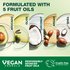Formulated with 5 Responsibly-Sourced Fruit Oils: Avocado, Olive, Coconut, Argan, and Shea