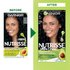 Blackest Black Hair Color Before After Nutrisse Nourish Permanent Color Grey coverage - Garnier