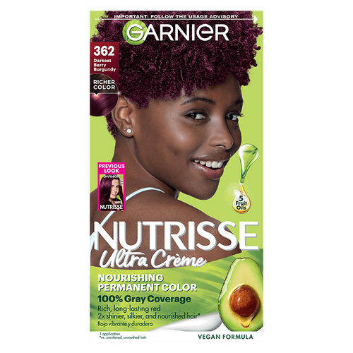 Nutrisse Ultra Crème - 362 Darkest Berry Burgundy - Garnier