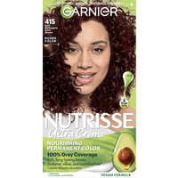 Soft Mahogany Dark Brown Nutrisse Ultra Creme Nourishing Permanent Color - Garnier