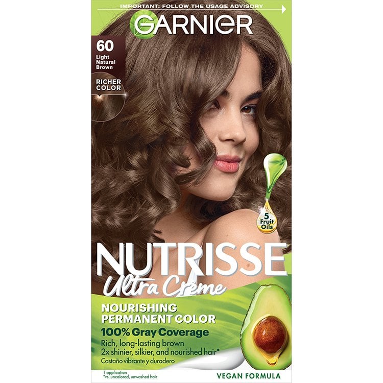 Nutrisse Ultra Crème - 60 Light Natural Brown - Garnier