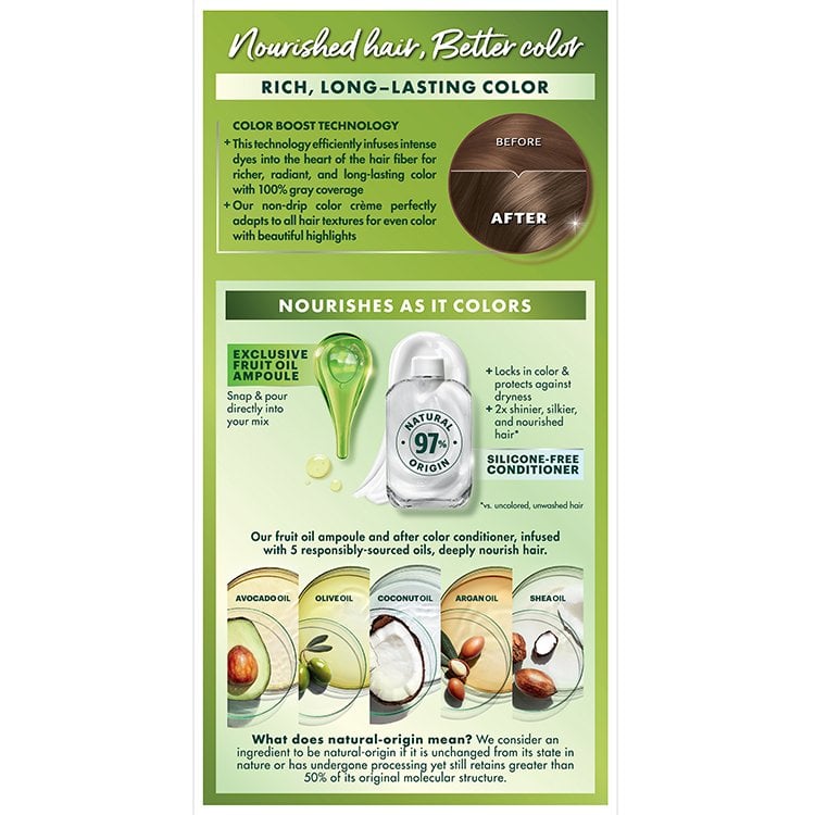 Light Ash Brown Hair Silicone Free Color Conditioner - Garnier