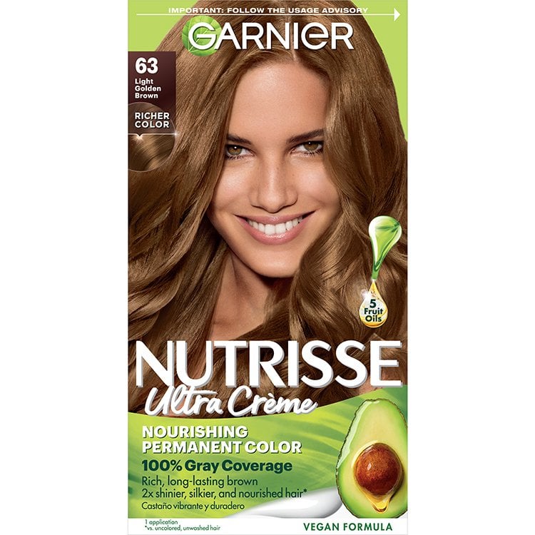 Nutrisse Ultra Crème - Light Golden Brown Hair Dye - Garnier
