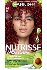 True Red Hair Color Nutrisse Ultra creme Nourishing permanent color Gray Coverage - Garnier