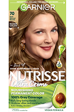 Dark Natural Blonde Hair Color Nutrisse Ultra creme Nourishing permanent color Gray Coverage - Garnier