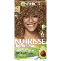 Dark Golden Blonde Hair Color Nutrisse Ultra Creme Nourishing Permanent Cream - Garnier