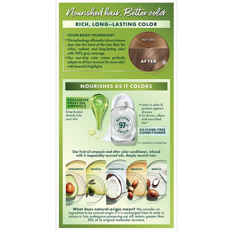 Medium Gold Brown Silicone Free Color Conditioner - Garnier