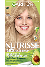 Light Natural Blonde Hair Color Nutrisse Ultra Creme Nourishing Permanent Color - Garnier