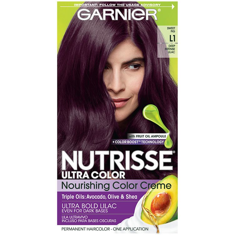 Nutrisse Ultra Color Intense Lilac Hair Color - Sweet Fig - Garnier